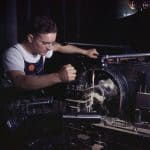 machine operator at work